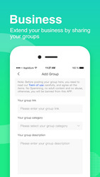 Sharegroup -Share and Join Active Groups Screenshot 2
