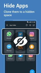 App Hider - Hide apps in hidden parallel space Screenshot 1