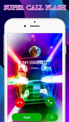 Super Call Flash: Color Call Screen & Phone Flash Screenshot 1