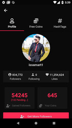 Tikio - Free Followers & Hashtags For Tiktok Скриншот 1