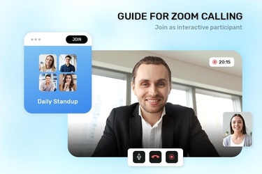 Guide For ZOOM Cloud Meetings VideoCall Conference Screenshot 1