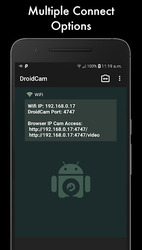 DroidCamX Wireless Webcam Pro Screenshot 1