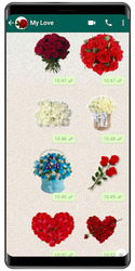 New WAStickerApps Flowers ?Roses Stickers 2020 Screenshot 4