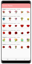 New WAStickerApps Flowers ?Roses Stickers 2020 Screenshot 5