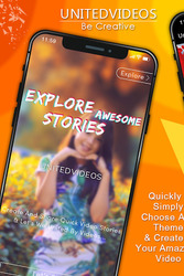 UV Video Status & Slideshow Maker , UVideo Status Скриншот 1