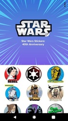 Star Wars Stickers: 40th Anniversary Screenshot 1