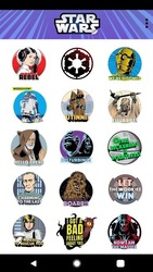 Star Wars Stickers: 40th Anniversary Screenshot 2