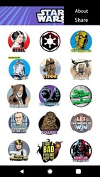 Star Wars Stickers: 40th Anniversary Screenshot 8