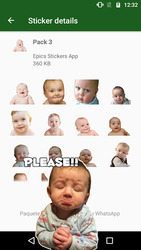 WAstickerApps Babies Funny Faces with Phrases Screenshot 2
