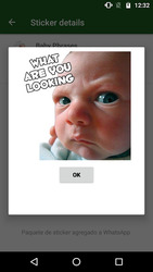 WAstickerApps Babies Funny Faces with Phrases Screenshot 3