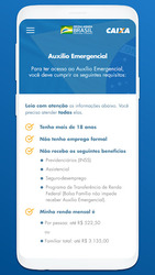 CAIXA | Auxílio Emergencial Скриншот 2