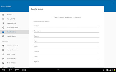 mPIS, Abono Salarial, Calendário e Pagamentos PIS Скриншот 5