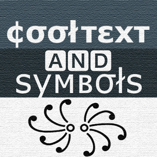 Cool text and symbols Иконка