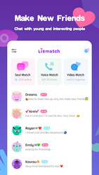 Litmatch—Make new friends Скриншот 1