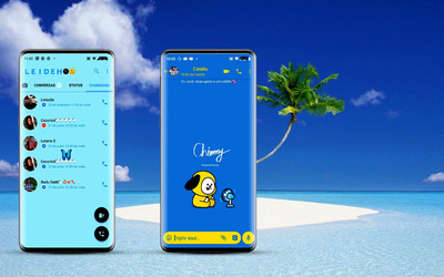 GB WA Blue Aero Screenshot 3