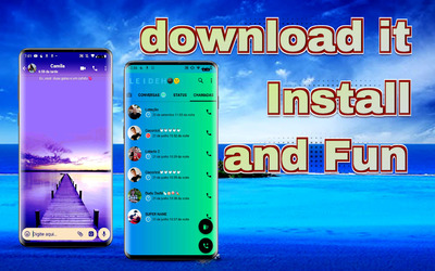 GB WA Blue Aero Screenshot 4