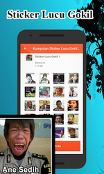 Kumpulan Sticker Lucu Gokil - WAstickerApps Скриншот 1