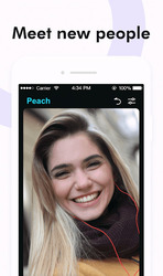 Peach-casual meet real people Screenshot 1