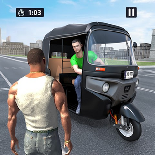 Modern Rickshaw Driving Games Иконка