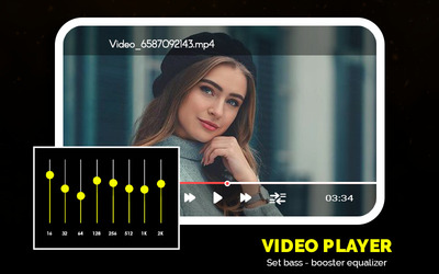 Tik- Toe Video Player - HD Video Player 2020 Скриншот 4