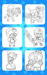 Coloring for Brawl Stars Screenshot 6