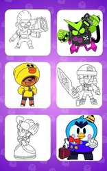 Coloring for Brawl Stars Screenshot 7