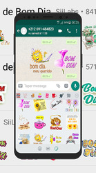 Figurinhas de Bom Dia e Boa Noite- WAStickerApps Screenshot 1