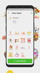 Figurinhas de Bom Dia e Boa Noite- WAStickerApps Screenshot 2