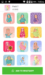 Hijab Sticker For WhatsApp - WAStickerApps Screenshot 5