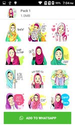Hijab Sticker For WhatsApp - WAStickerApps Screenshot 8