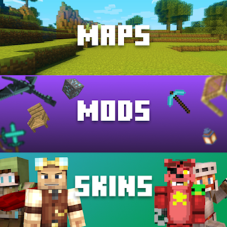 Skins, Mods, Maps for Minecraft PE Icon