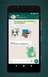 Free Messenger Whats Stickers New Screenshot 4