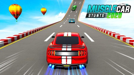 Muscle Car Stunts 2020: Mega Ramp Stunt Car Games Скриншот 1