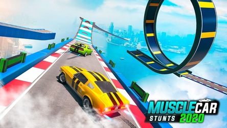 Muscle Car Stunts 2020: Mega Ramp Stunt Car Games Скриншот 2