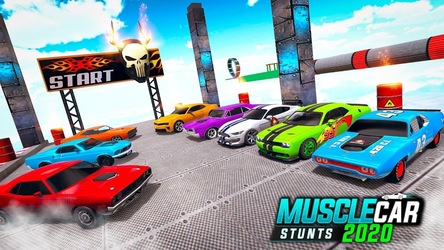 Muscle Car Stunts 2020: Mega Ramp Stunt Car Games Скриншот 4