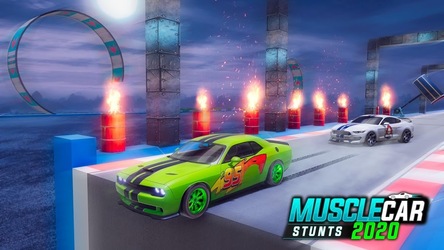 Muscle Car Stunts 2020: Mega Ramp Stunt Car Games Скриншот 5