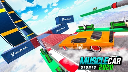 Muscle Car Stunts 2020: Mega Ramp Stunt Car Games Скриншот 6