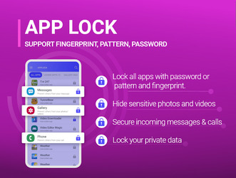 Applock - Fingerprint, passwds Screenshot 1