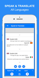 Speak and Translate All languages Voice Translator Screenshot 1