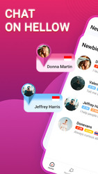 Hellow - Live chatting & Free calls Screenshot 1