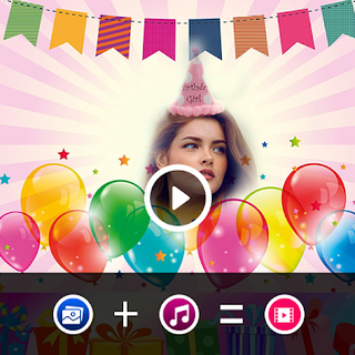 Birthday MV Master Video Status Maker Иконка