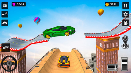 Mega Ramp Car Stunts-Car Game Скриншот 7