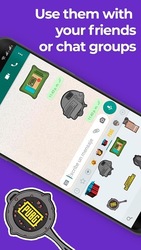 Stickers for WhatsApp (PUBG Fan App) 2020 ✅ Screenshot 5