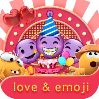 Birthday Stickers For WhatsApp-Love & Emoji Иконка