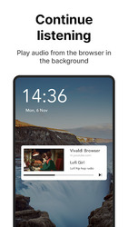 Vivaldi - Быстрый браузер Скриншот 7