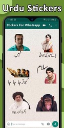 Funny Urdu Stickers for Whatsapp - Urdu Stickers Screenshot 5