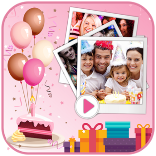 Birthday Video Maker 2024 Иконка