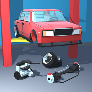 Retro Garage - Car Mechanic Icon
