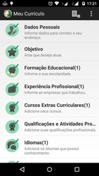 Curriculum vitae,resume Screenshot 1