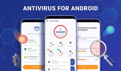 Phone Keeper, Antivirus Screenshot 1